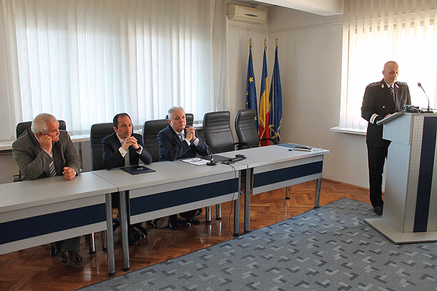 Avansări în grad şi demonstraţii de Ziua Poliţiei la Satu Mare