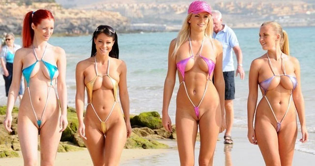 Nu o sa iti vina sa crezi care este noua moda in materie de costum de baie! Micro bikinii vor face ravagii pe litoral!