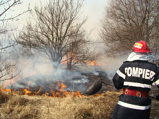 Primăvara se numără incendiile