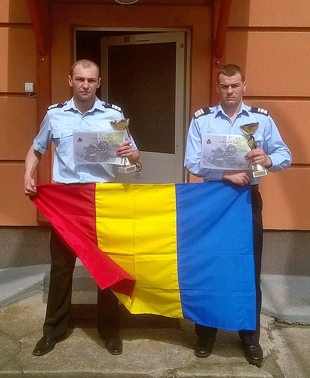 Doi pompieri sătmăreni au câştigat Concursul Internaţional de urcat scări