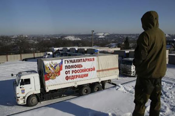Rusia trimite un nou convoi umanitar în estul separatist al Ucrainei