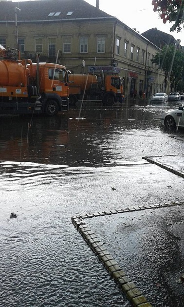 Echipajele APASERV, au fost MOBILIZATE în urma FURTUNII