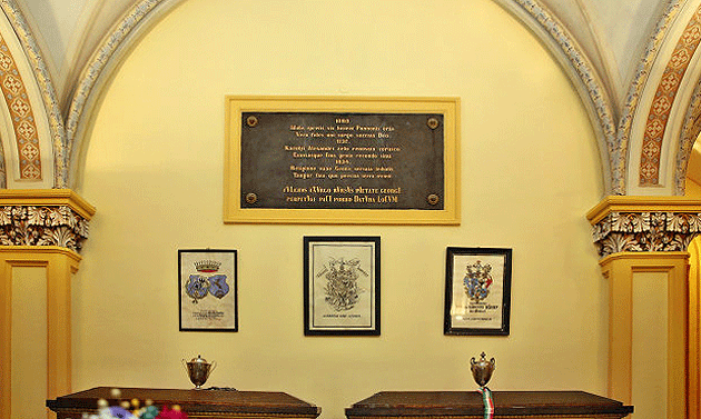 Cripta familiei Karolyi de la Mănăstirea Franciscană Sf. Anton din Căpleni