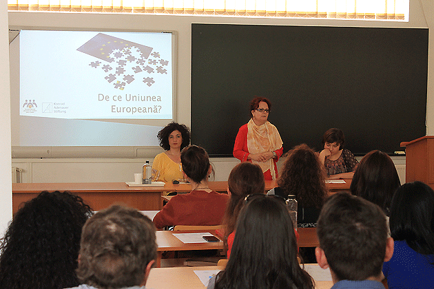 Studenţii sătmăreni, stimulaţi pentru a fi buni cetăţeni europeni