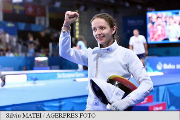 Jocurile Europene Baku 2015: Este ceva istoric, a declarat Ana-Maria Brânză, medaliata cu aur la spadă