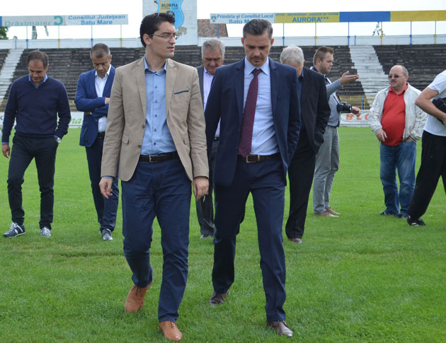 Răzvan Burleanu, în “inspecţie” la Satu Mare