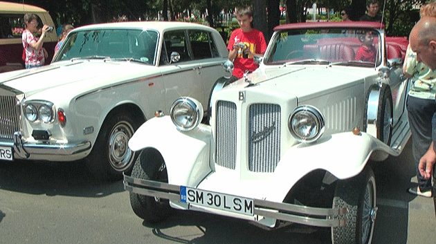 Maşinile de epocă, vedete la Satu Mare