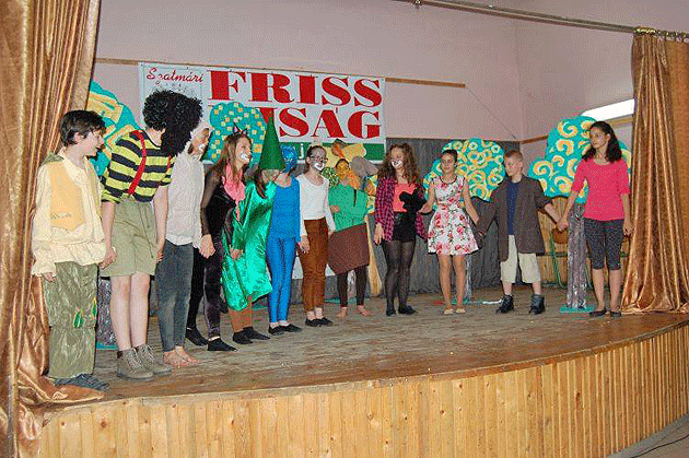 Trupă maghiară de teatru amator din Carei,  premiată la Halmeu