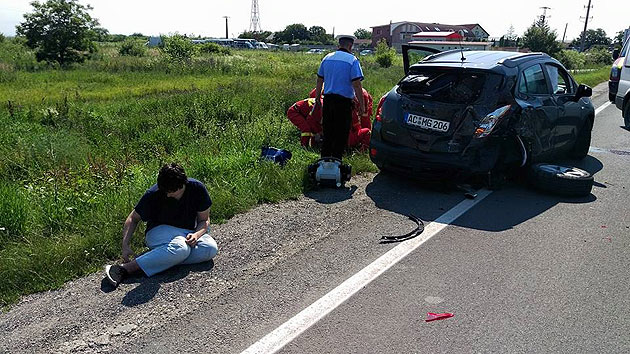 Accident grav pe Bulevardul Aurel Vlaicu