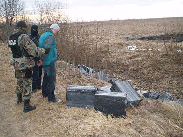 O nouă captură de ţigări la Halmeu