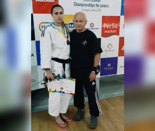 Mihaela Faur de la CS Unio,  pe podium la Balcaniadă