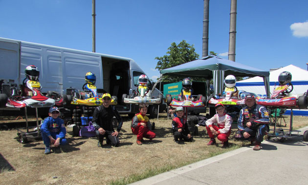 Trei clasări pe podium pentru piloţii sătmăreni la Bacău