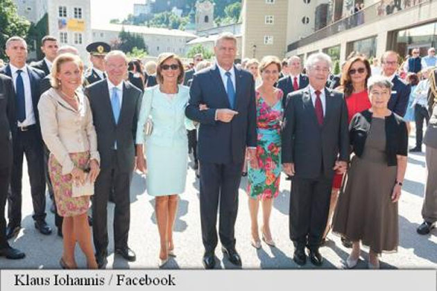 Președintele Klaus Iohannis a participat la deschiderea oficială a Festivalului de la Salzburg
