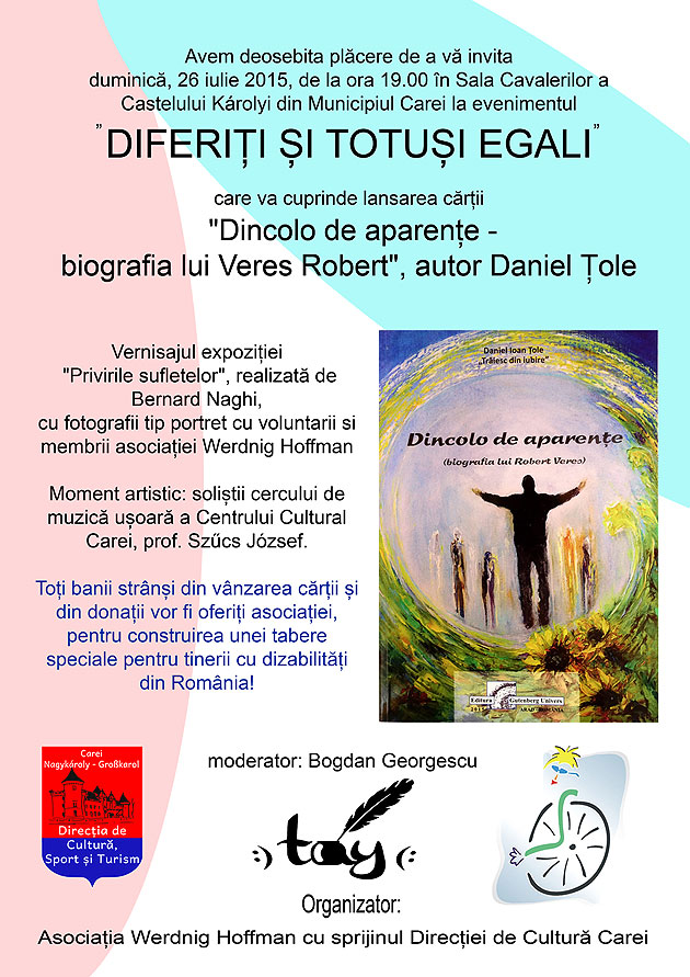 Eveniment cultural şi caritabil la Carei