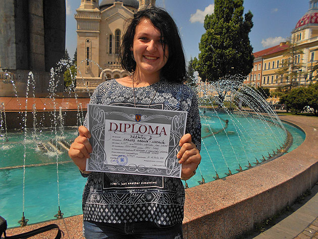 O nouă performanţă pentru elevii de la CN “Ioan Slavici”