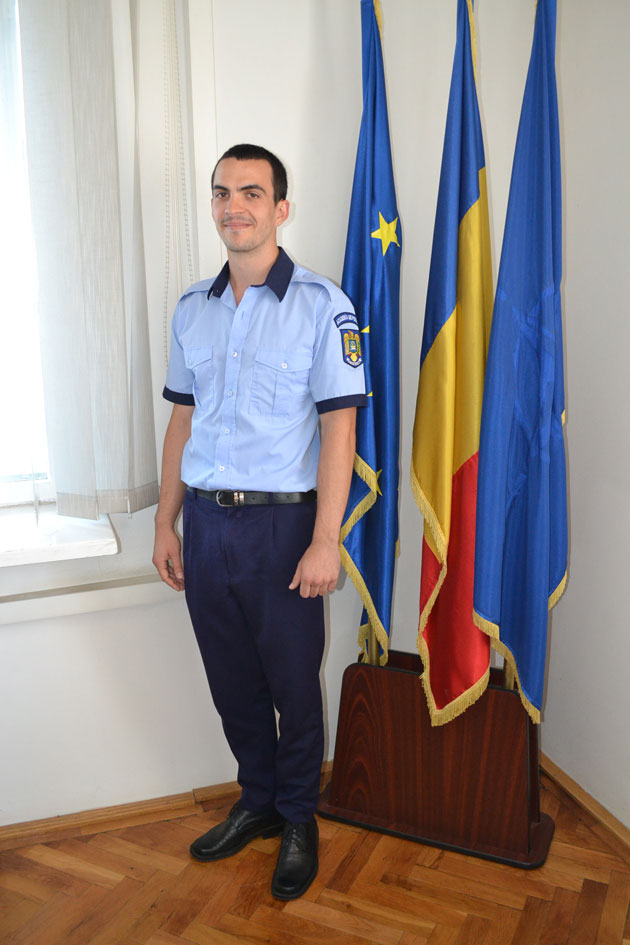 Student eminent de Academie, în practică la Poliţia sătmăreană