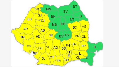 Săptămână INCINSĂ la Satu Mare. Vezi TEMPERATURILE din zilele următoare