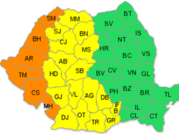 Ne TOPIM sub soare. Cod PORTOCALIU  de CANICULĂ în judeţ