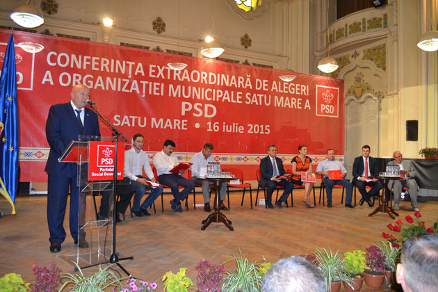 Dorel Coica, reconfirmat preşedinte al PSD Municipal Satu Mare