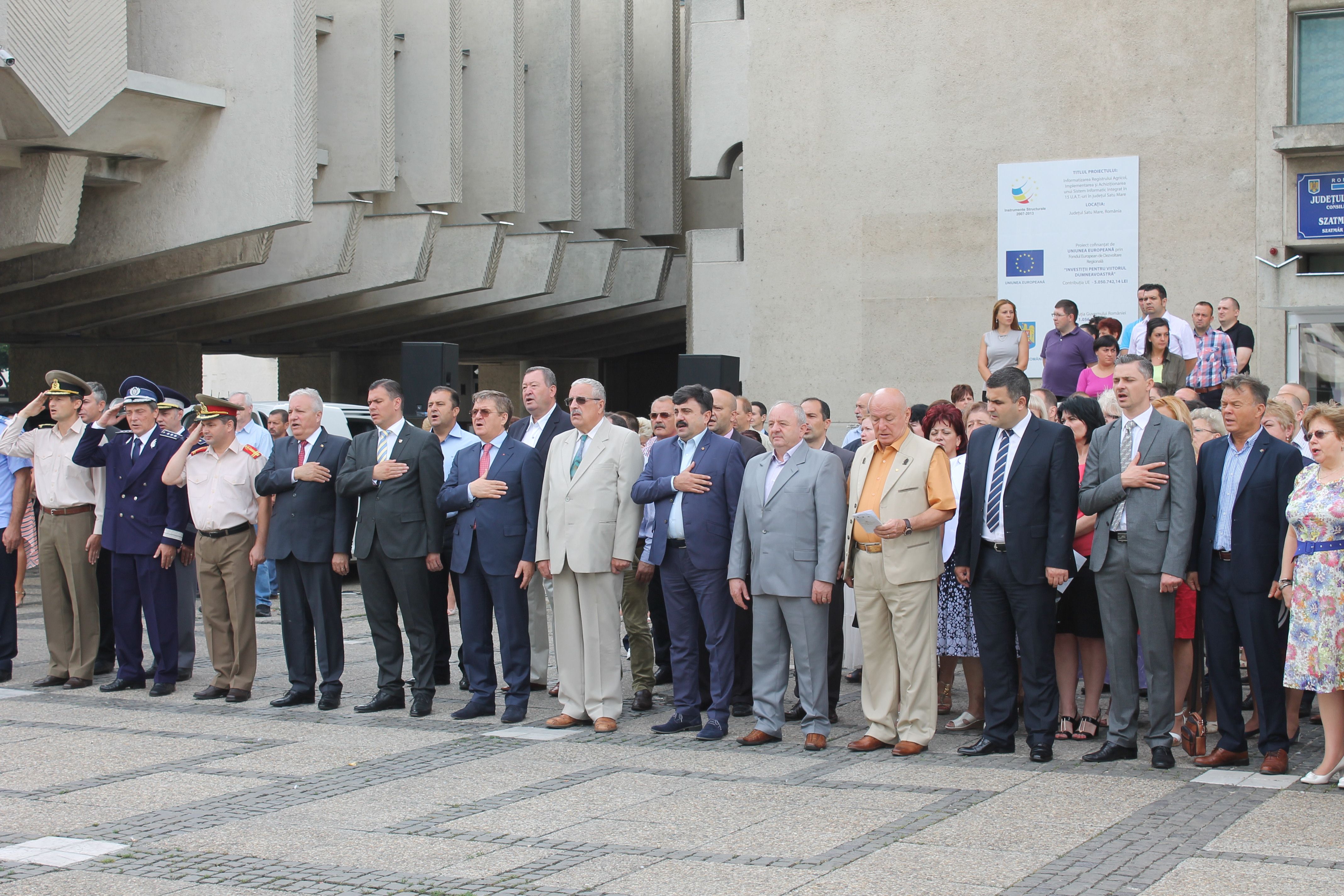 DOVADĂ de PATRIOTISM la SATU MARE. Ziua IMNULUI, celebrată SOLEMN