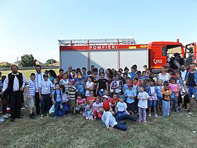 Pompierii, în tabăra de vară de la Odoreu