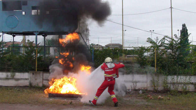 Pompierii sătmăreni au fost la înălţime