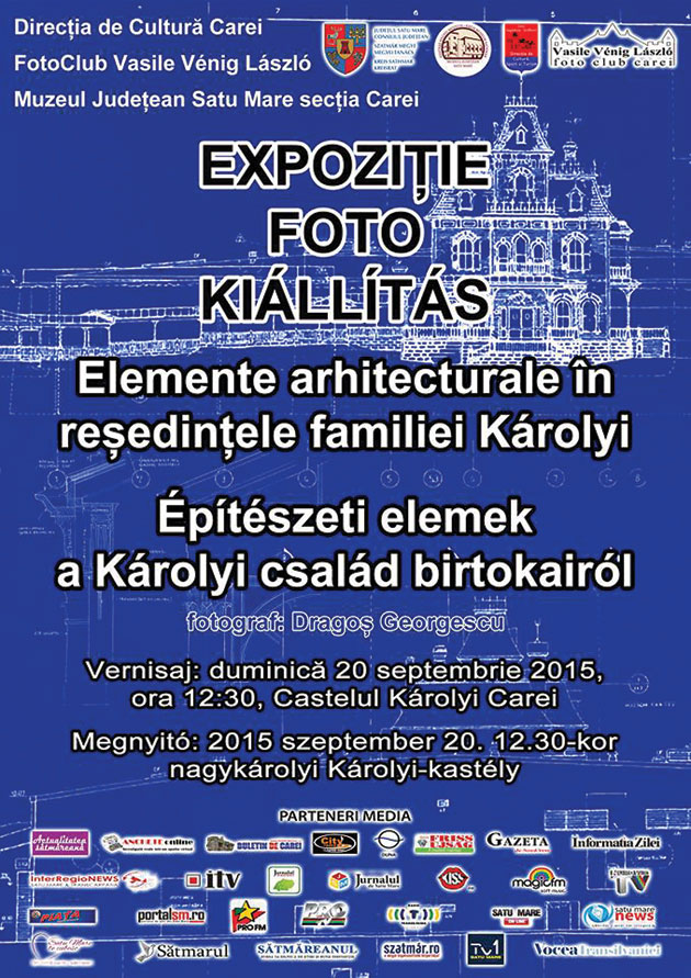 Expoziţie foto despre reşedinţele familiei Károlyi la Carei