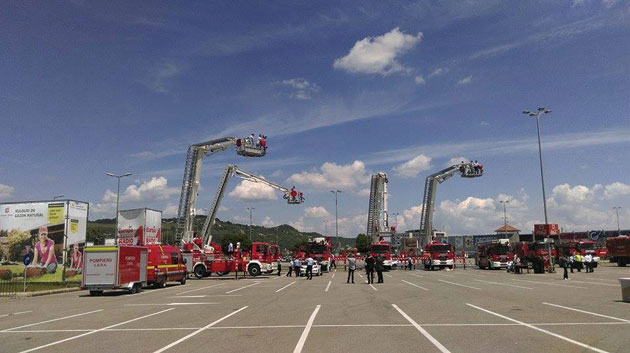 Proiectul de dotare a pompierilor  din nord-vestul ţării, la final