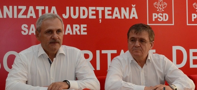 Social-democrații sătmăreni, în frunte cu Mircea Govor, îl votează pe Liviu Dragnea pentru șefia PSD