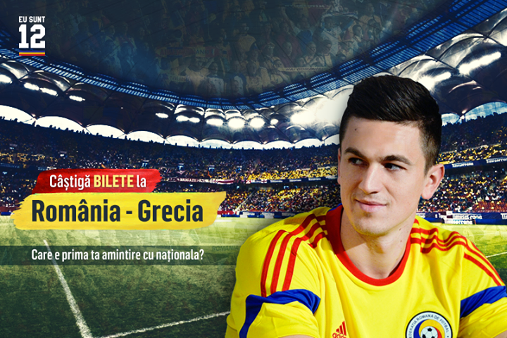 Oferă 12 bilete la meciul  România - Grecia!