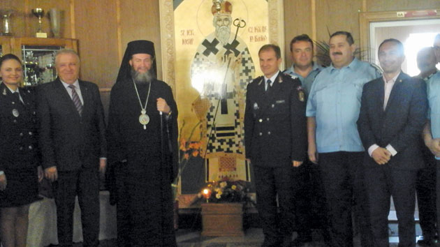 Icoană a Sfântului Iosif de la Partoș, sfinţită de PS Iustin la sediul ISU