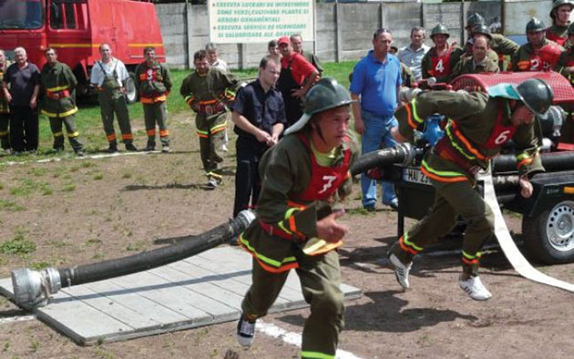 Concurs internaţional de Ziua Pompierilor  la Satu Mare