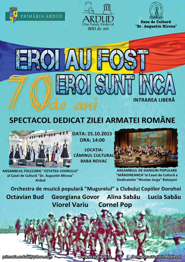 Spectacol de Ziua Armatei Române la Baba Novac