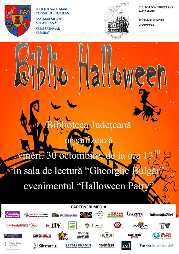 Halloween Party la Bibliotecă