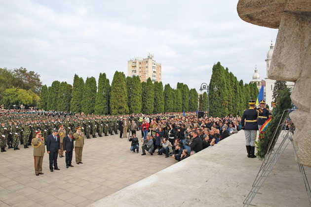 Ziua Armatei Române, sărbătorită cu fast la Carei