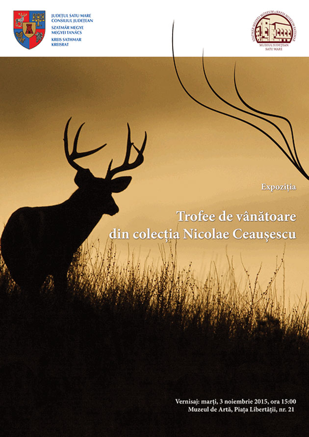 Trofee de vânătoare din colecţia Nicolae Ceauşescu la Muzeul de Artă