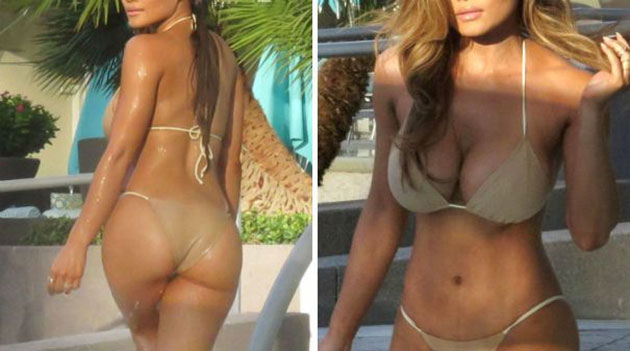 În costum de baie e demenţială! FĂRĂ este incredibilă...