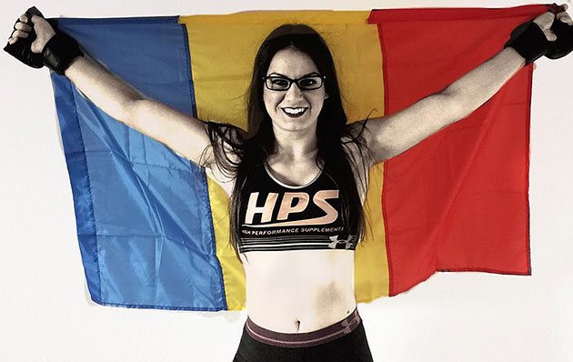 MMA  / Alice Ardelean într-o gală la Eurosport
