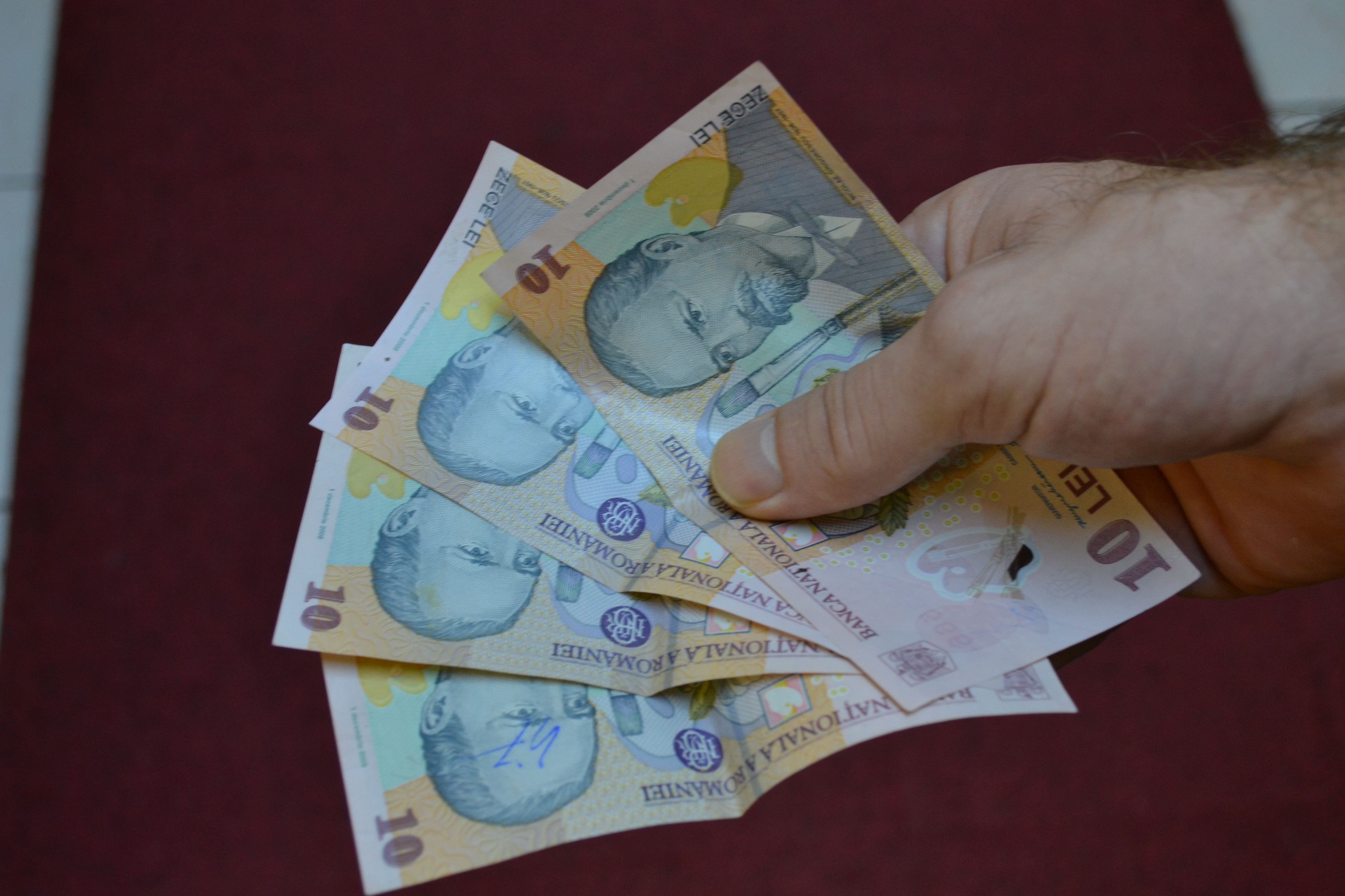 Bancontele FALSE de 10 lei au apărut şi în CAREI