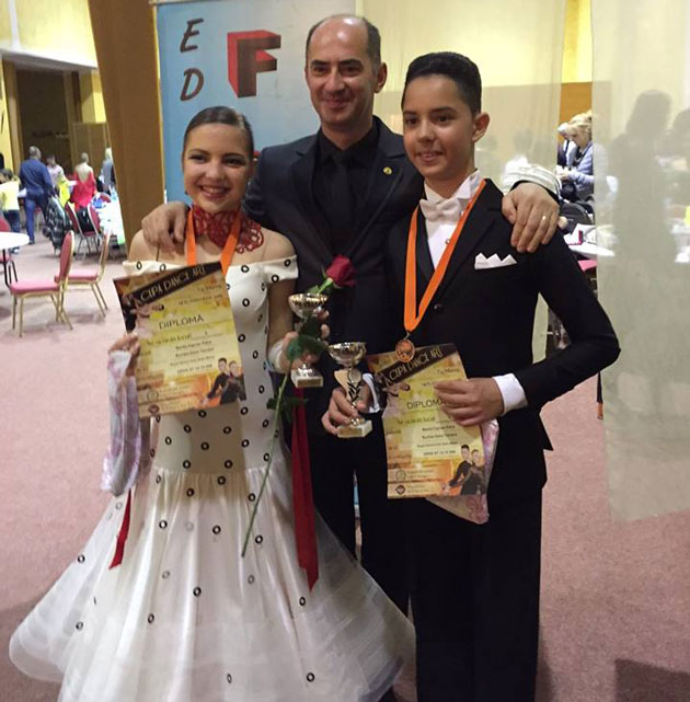 Perechea Oana Bumba- Ciprian Marița, pe trei la Cupa Dance Art