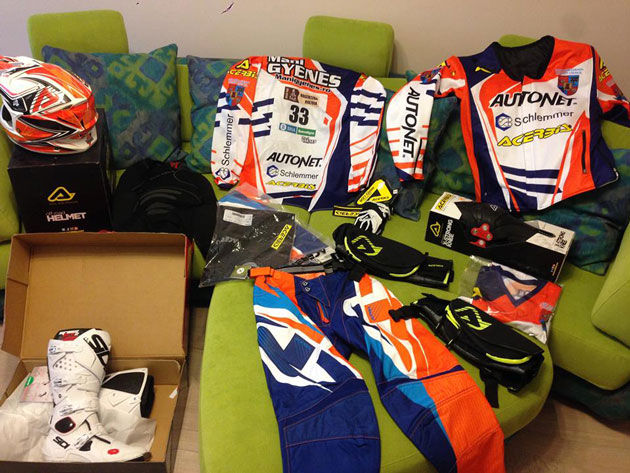 A sosit echipamentul pentru Mani Gyenes