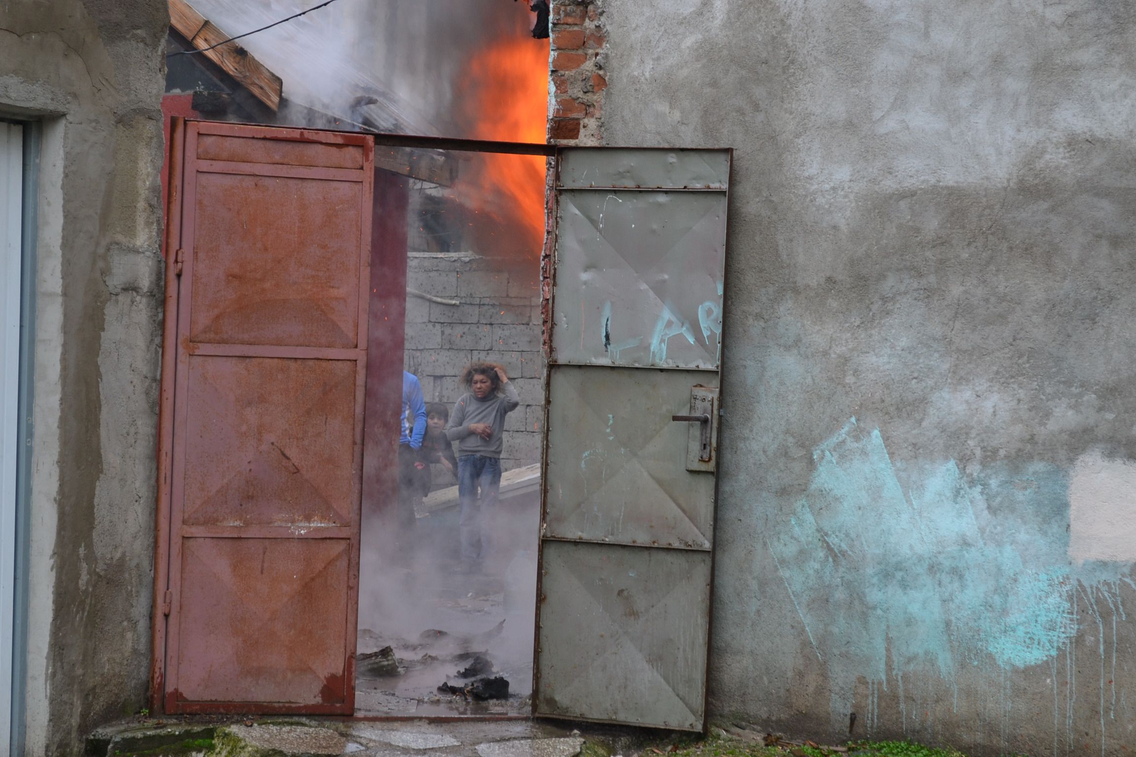 Incendiu în Centrul Vechi al Sătmarului