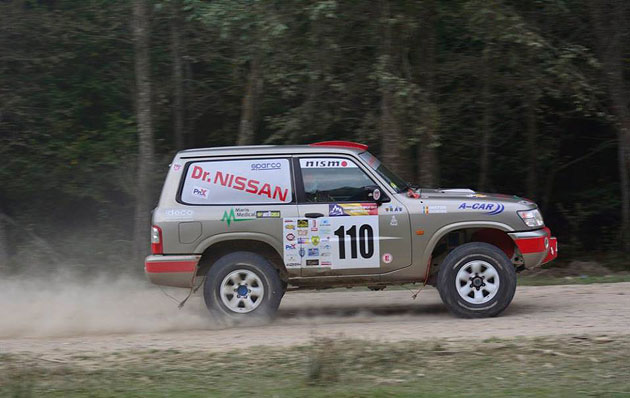 Sătmărenii de la Dr. Nissan Rally Team  concurează în judeţul Timiş