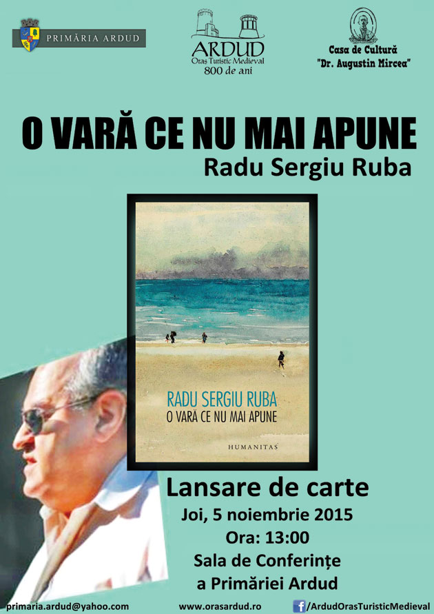 Lansare de carte Radu Sergiu Ruba la Ardud