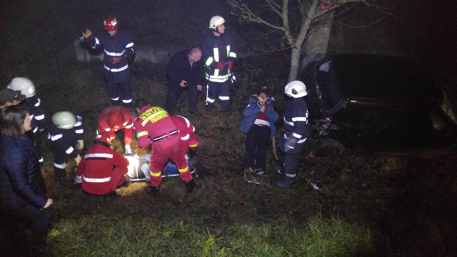 ACCIDENT cu TREI RĂNIȚI GRAV între CIUPERCENI și LIVADA