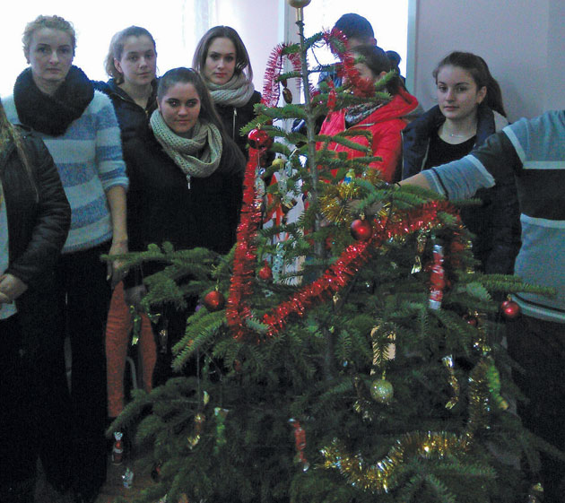 Voluntarii de la Liceul Tehnologic “Constantin Brâncuşi” la Casa Lorena