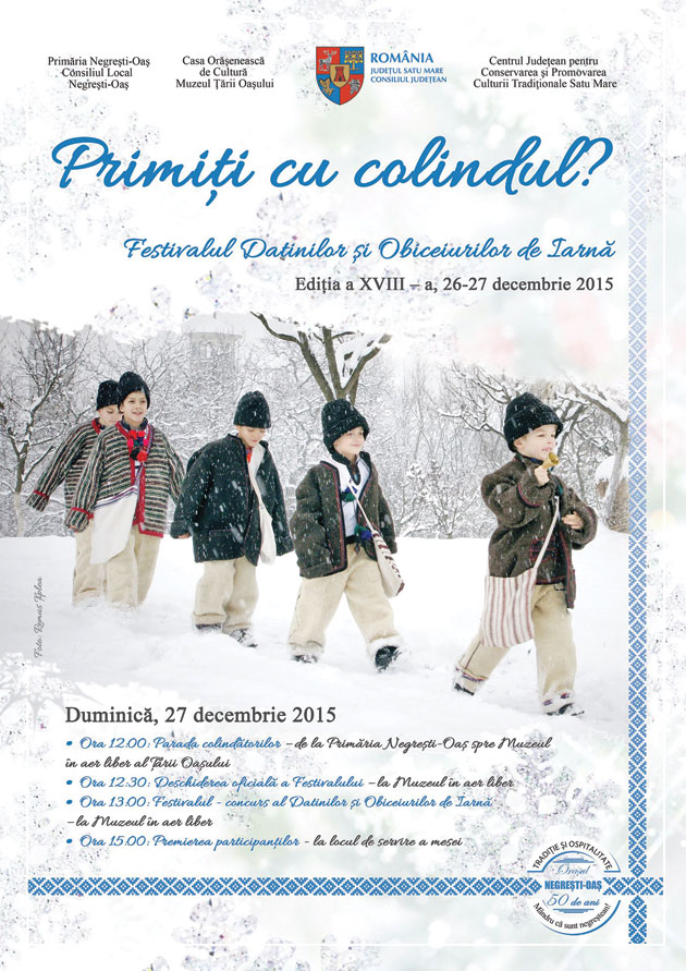 Festivalul Datinilor şi Obiceiurilor de Iarnă de la Negreşti-Oaş, la a XVIII-a ediţie