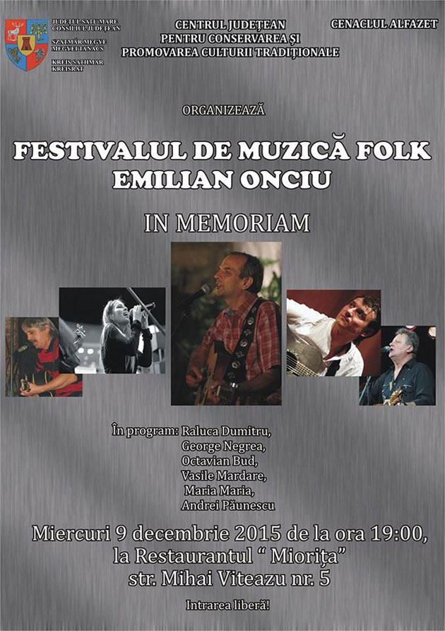 Festivalul de muzică folk  In Memoriam ”Emilian Onciu”