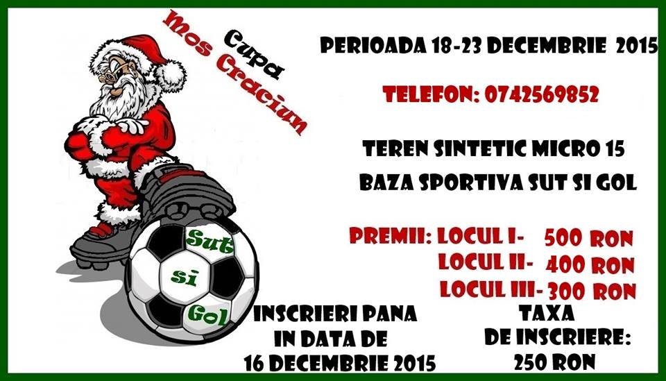 Înscrieri la Cupa Moş Crăciun
