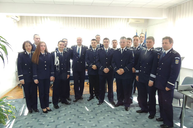 Înaintări în grad la Poliţie de Ziua Naţională